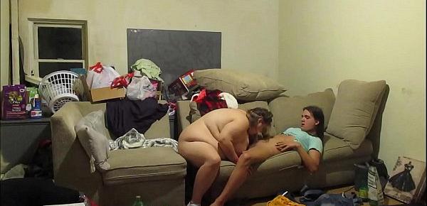  Real hidden cam Landlord caught new tenants having sex on his hidden cam intense sex and creampie